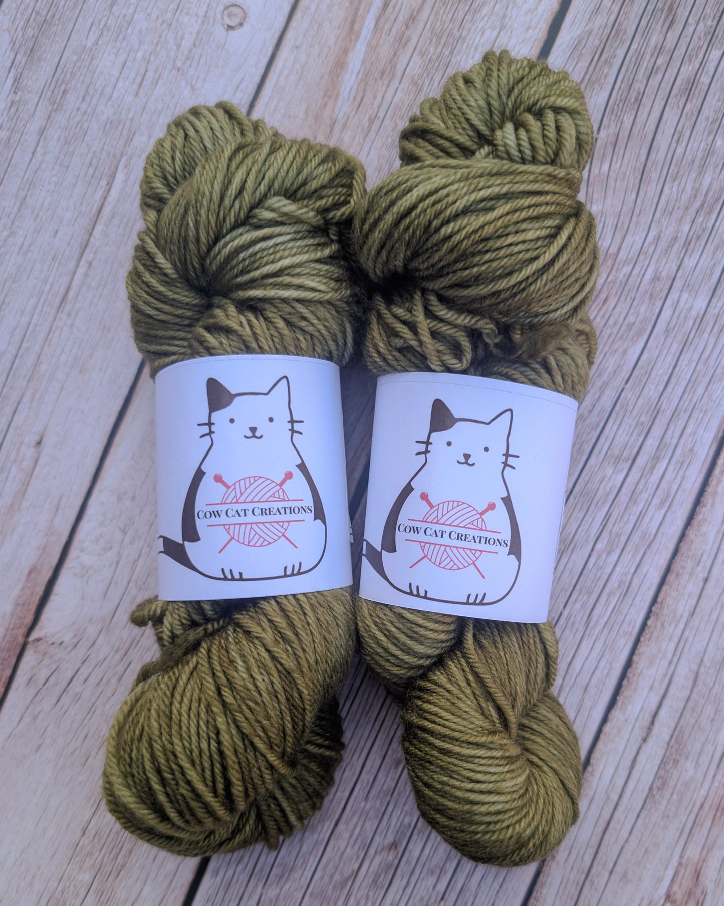 Dried Olive - Workhorse Sock Yarn Merino/Nylon 8ply/DK