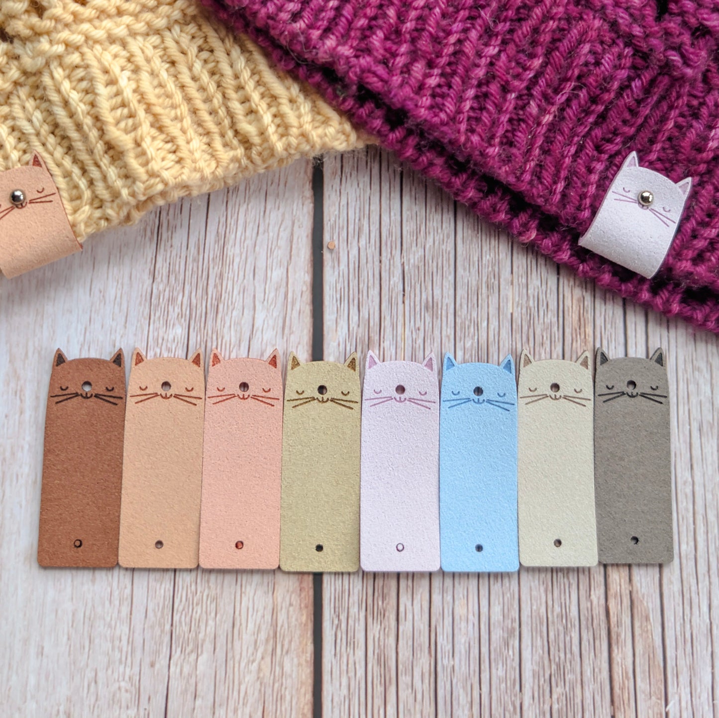 Curious Cat Project Tags – Set of 2