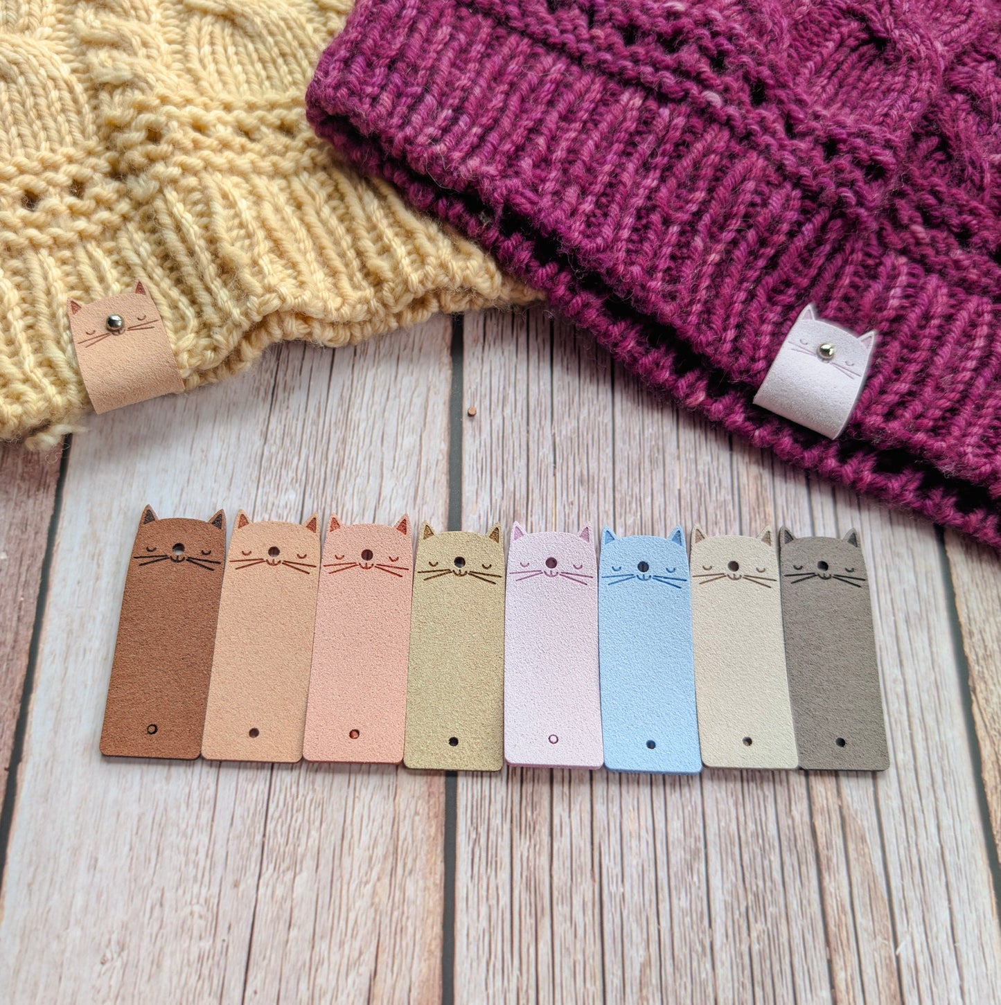 Curious Cat Project Tags – Set of 2