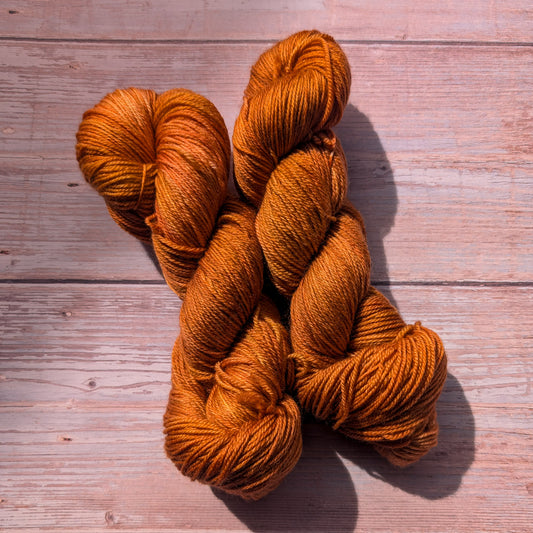 Copper Brown- Purrfect - 4ply /Fingering sock (Nundle)